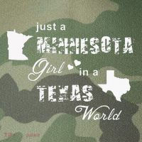 Just A Minnesota Girl In A Texas World Printing Legacy Tie Dye Trucker Hat