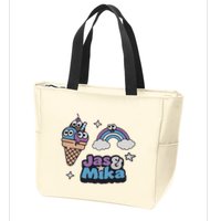 Jas And Mika Candyland Zip Tote Bag