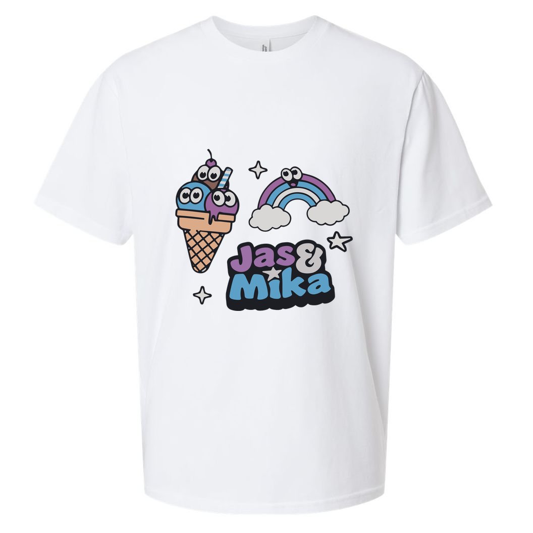 Jas And Mika Candyland Sueded Cloud Jersey T-Shirt