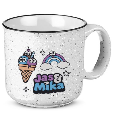 Jas And Mika Candyland 15oz Campfire Ceramic Mug