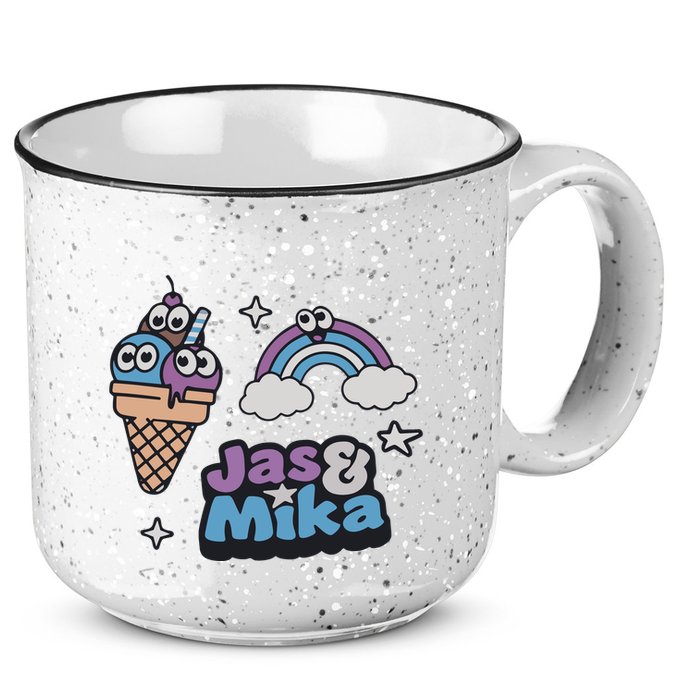 Jas And Mika Candyland 15oz Campfire Ceramic Mug