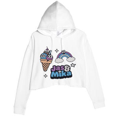 Jas And Mika Candyland Crop Fleece Hoodie
