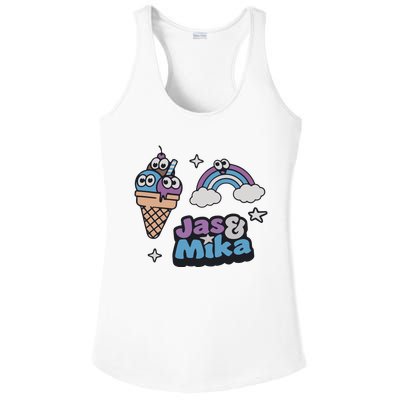 Jas And Mika Candyland Ladies PosiCharge Competitor Racerback Tank