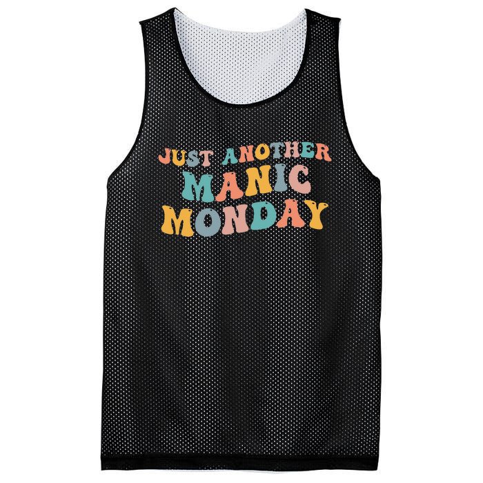 Just Another Manic Monday Meme Joke Love Funny Weekend Lover Mesh Reversible Basketball Jersey Tank