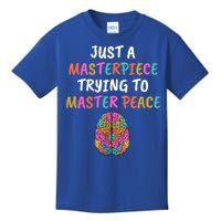 Just A Masterpiece Tal Health Awareness Green Stigma Gift Meaningful Gift Kids T-Shirt