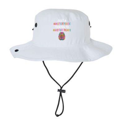 Just A Masterpiece Tal Health Awareness Green Stigma Gift Meaningful Gift Legacy Cool Fit Booney Bucket Hat