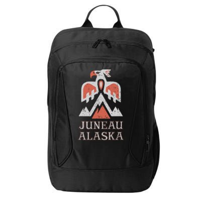 Juneau Alaska Mountain Eagle Tribal American Indian City Backpack