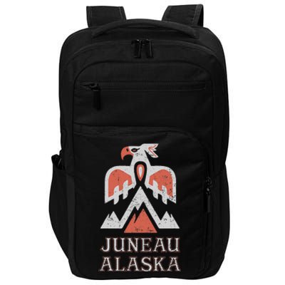 Juneau Alaska Mountain Eagle Tribal American Indian Impact Tech Backpack