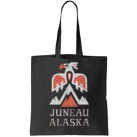 Juneau Alaska Mountain Eagle Tribal American Indian Tote Bag