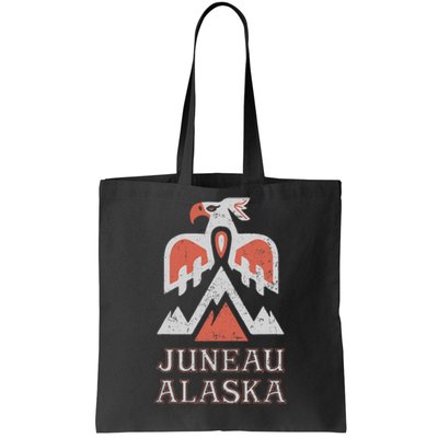 Juneau Alaska Mountain Eagle Tribal American Indian Tote Bag