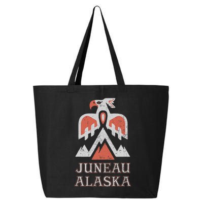 Juneau Alaska Mountain Eagle Tribal American Indian 25L Jumbo Tote