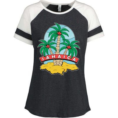 Jamaica Beach Enza Ladies Jersey Colorblock Tee