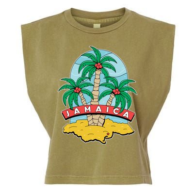 Jamaica Beach Garment-Dyed Women's Muscle Tee