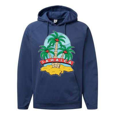 Jamaica Beach Performance Fleece Hoodie