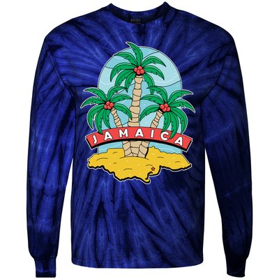 Jamaica Beach Tie-Dye Long Sleeve Shirt