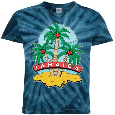 Jamaica Beach Kids Tie-Dye T-Shirt