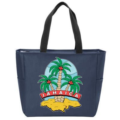 Jamaica Beach Zip Tote Bag