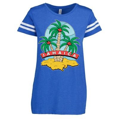 Jamaica Beach Enza Ladies Jersey Football T-Shirt