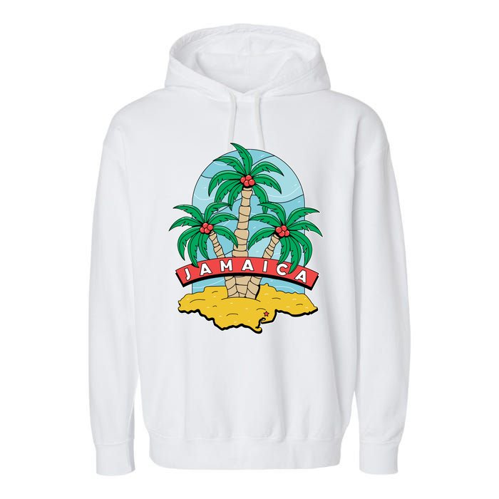 Jamaica Beach Garment-Dyed Fleece Hoodie