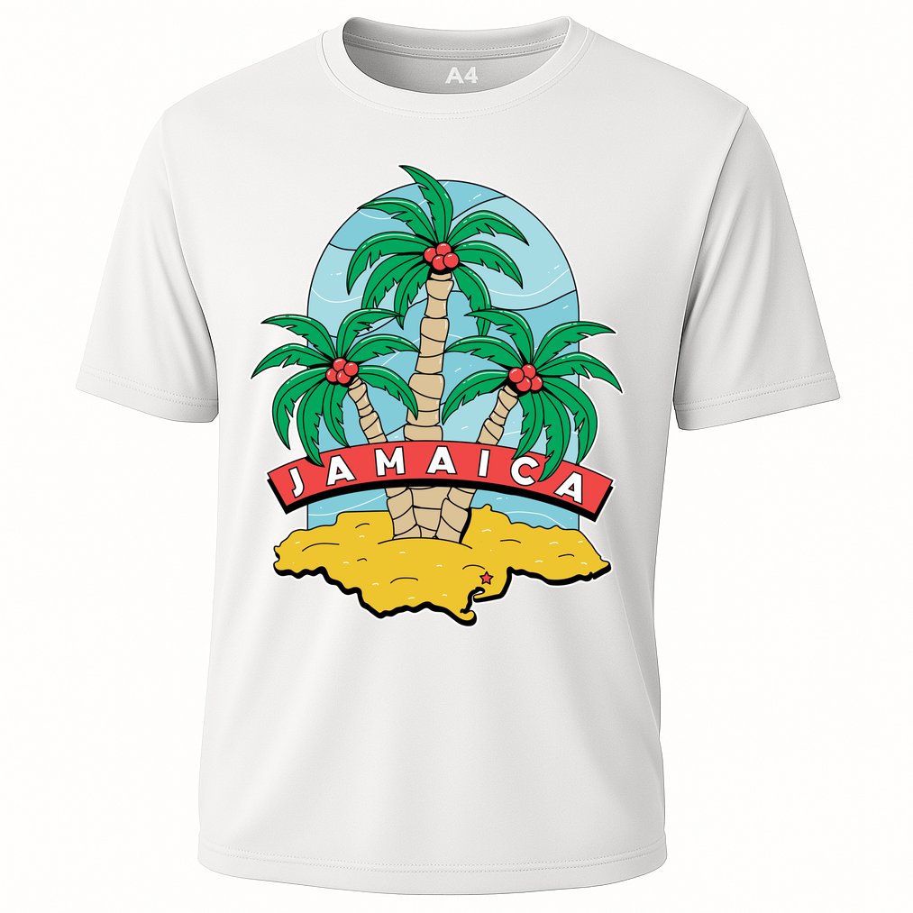 Jamaica Beach Cooling Performance Crew T-Shirt