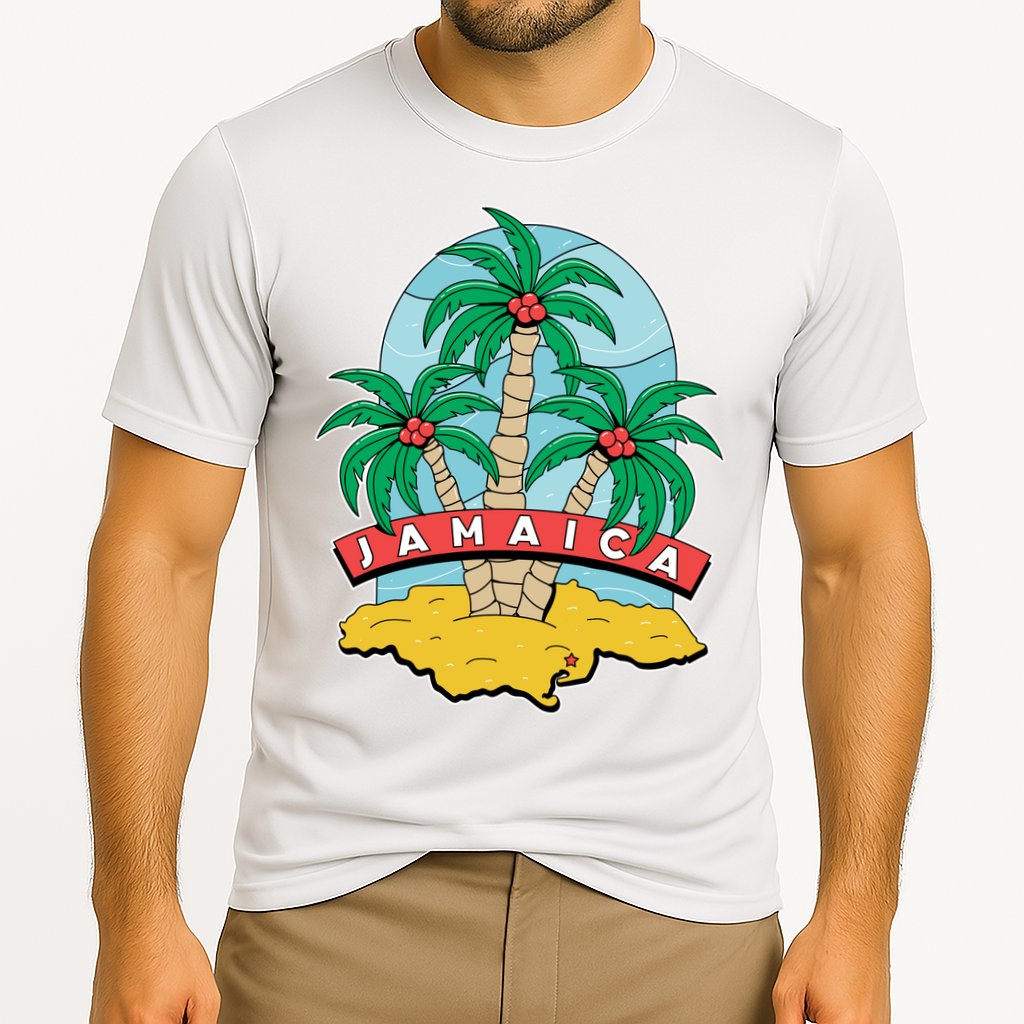 Jamaica Beach Cooling Performance Crew T-Shirt