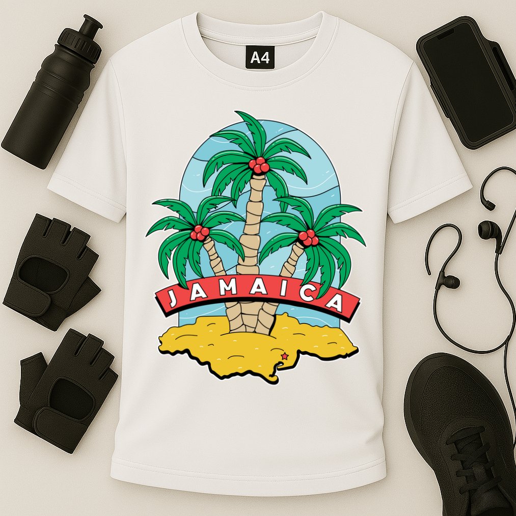 Jamaica Beach Cooling Performance Crew T-Shirt