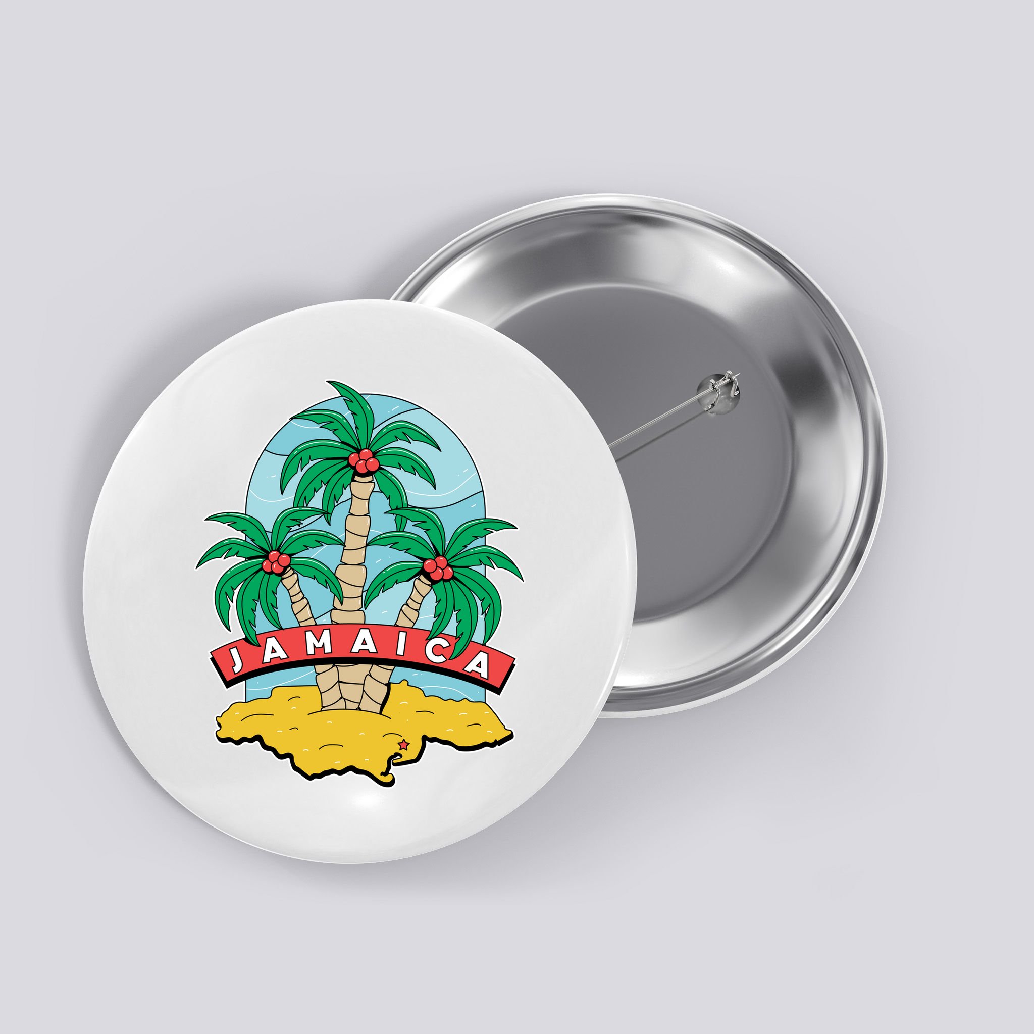Jamaica Beach Button