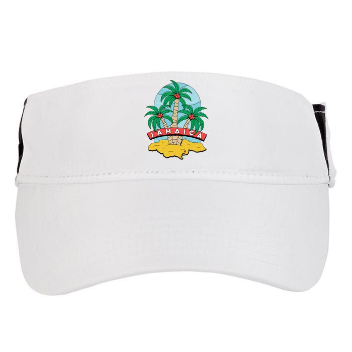 Jamaica Beach Adult Drive Performance Visor