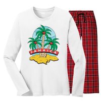 Jamaica Beach Women's Long Sleeve Flannel Pajama Set 