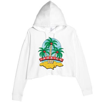 Jamaica Beach Crop Fleece Hoodie