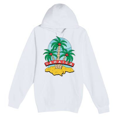 Jamaica Beach Premium Pullover Hoodie