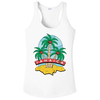 Jamaica Beach Ladies PosiCharge Competitor Racerback Tank