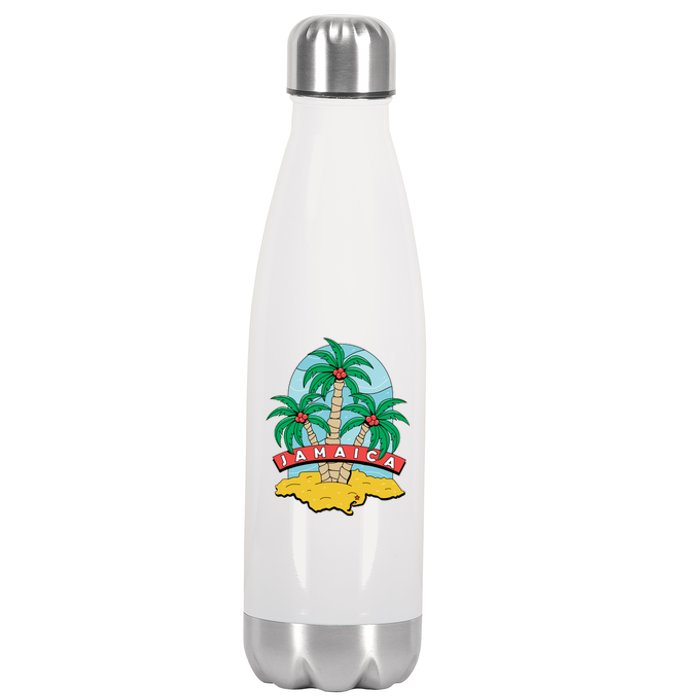 Jamaica Beach Stainless Steel Insulated Water Bottle