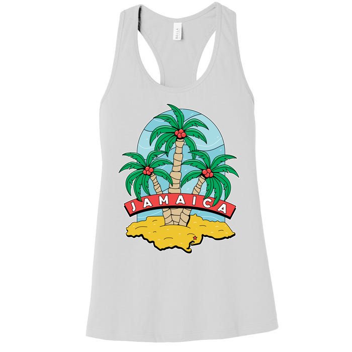 Jamaica Beach Women's Racerback Tank