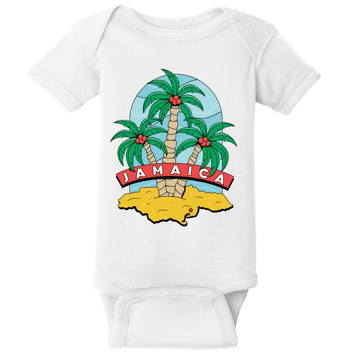 Jamaica Beach Baby Bodysuit