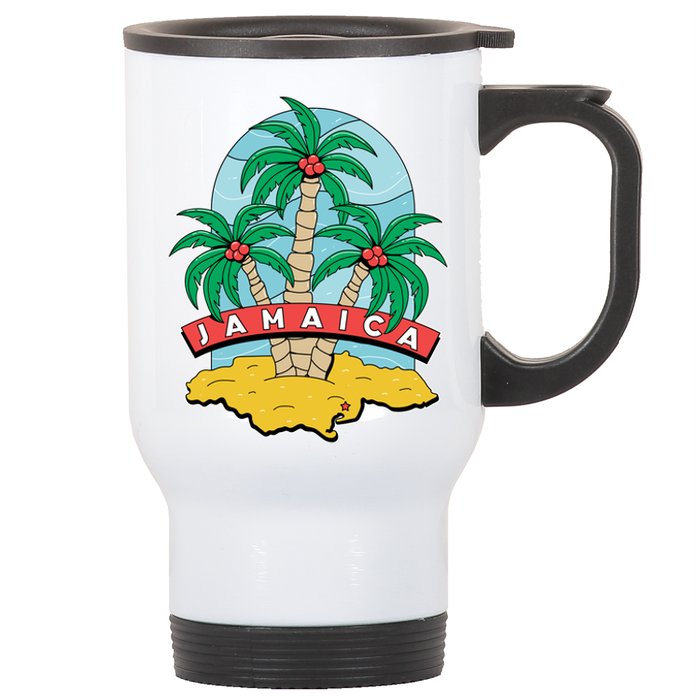 Jamaica Beach Stainless Steel Travel Mug