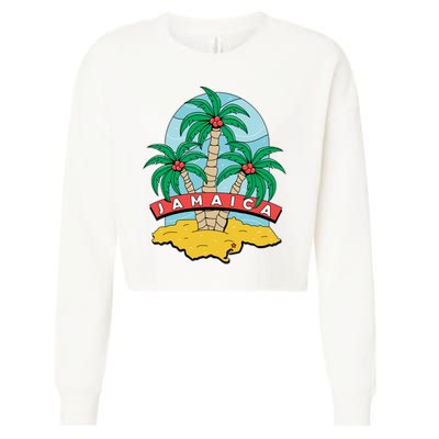 Jamaica Beach Cropped Pullover Crew