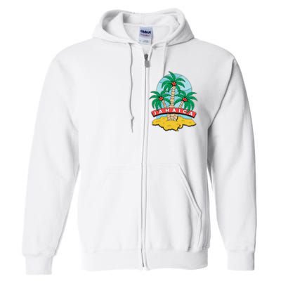 Jamaica Beach Full Zip Hoodie