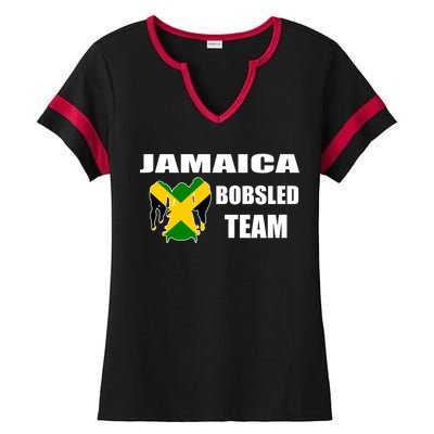 Jamaica Bobsled Team Ladies Halftime Notch Neck Tee