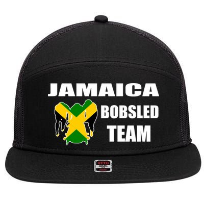 Jamaica Bobsled Team 7 Panel Mesh Trucker Snapback Hat
