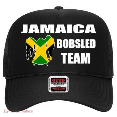 Jamaica Bobsled Team High Crown Mesh Back Trucker Hat
