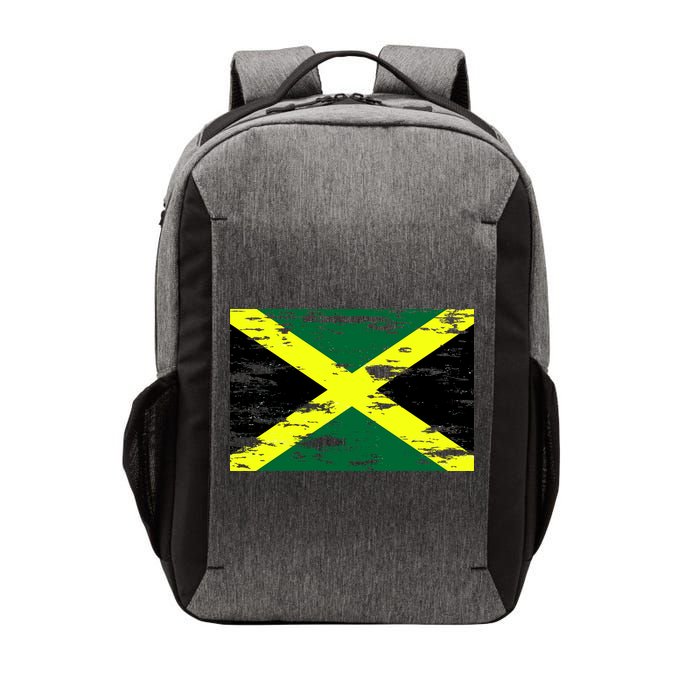Jamaica Distressed Flag Vector Backpack