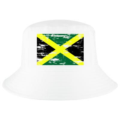 Jamaica Distressed Flag Cool Comfort Performance Bucket Hat