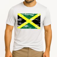 Jamaica Distressed Flag Cooling Performance Crew T-Shirt