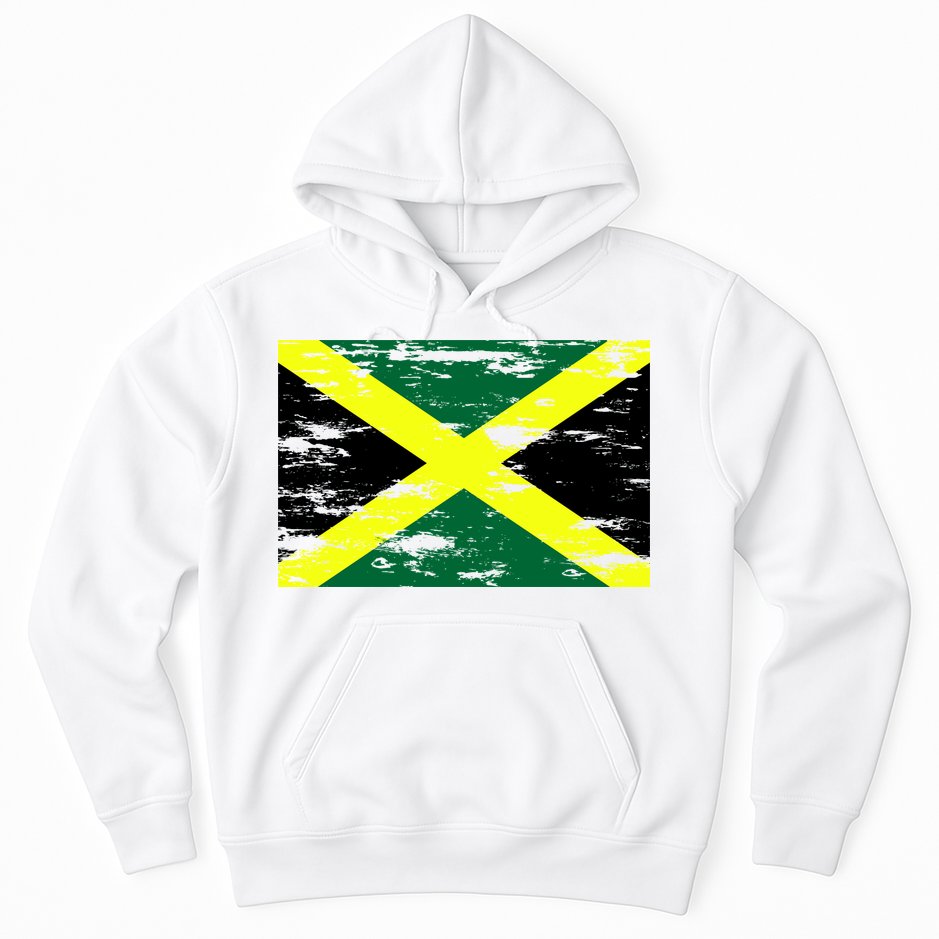 Jamaica Distressed Flag Hoodie