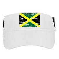 Jamaica Distressed Flag Adult Drive Performance Visor
