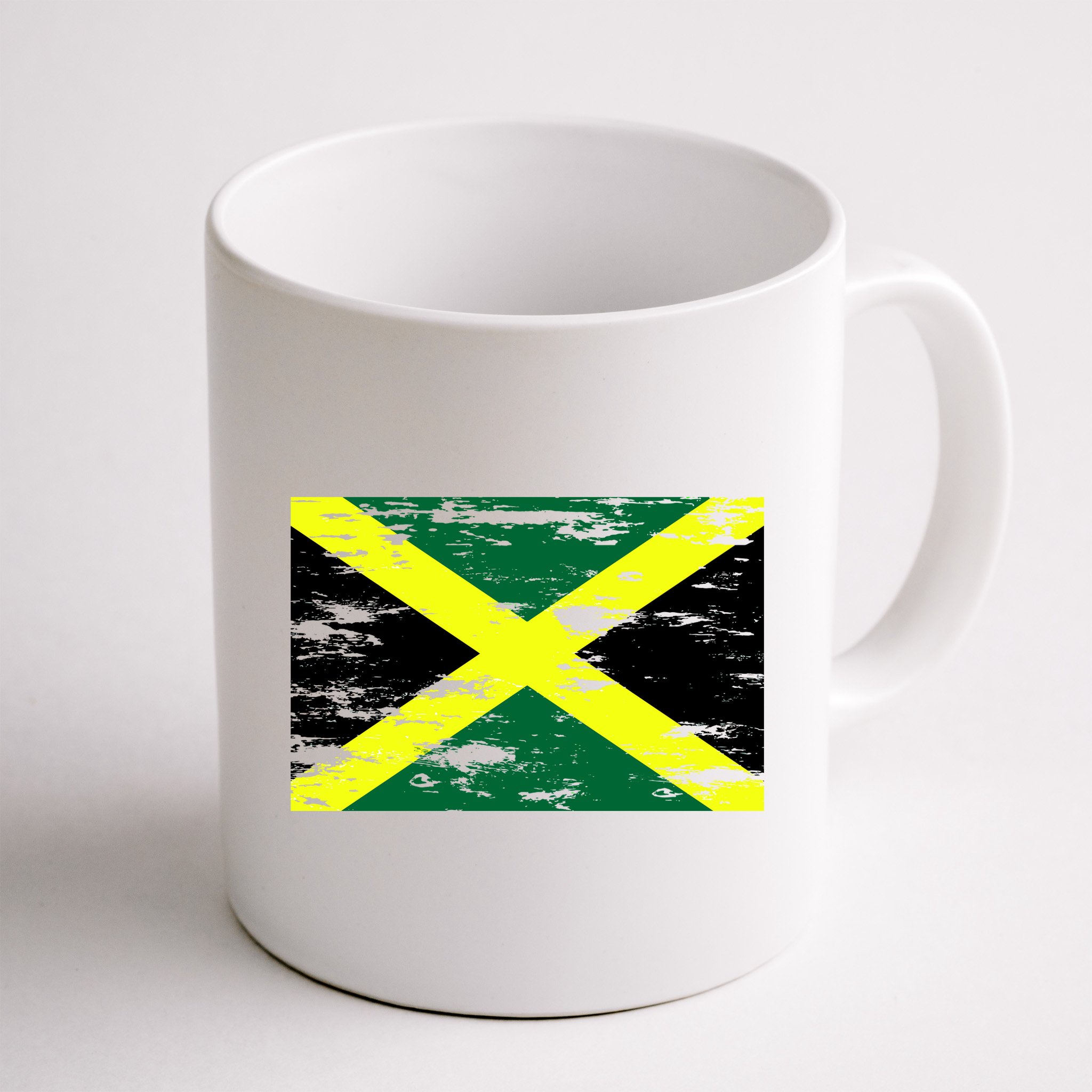 Jamaica Distressed Flag Mug