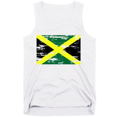 Jamaica Distressed Flag Tank Top