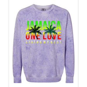 Jamaica One Love Colorblast Crewneck Sweatshirt