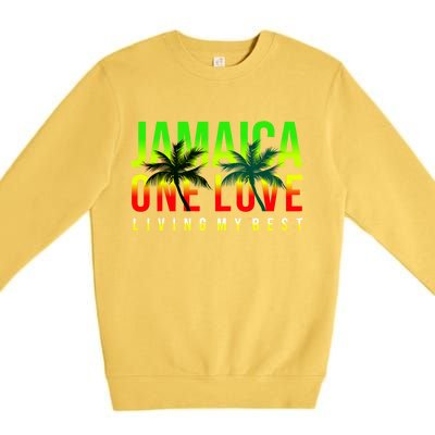 Jamaica One Love Premium Crewneck Sweatshirt